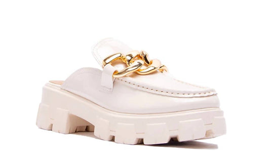 Qupid - Women's Slide In Oxford Mule