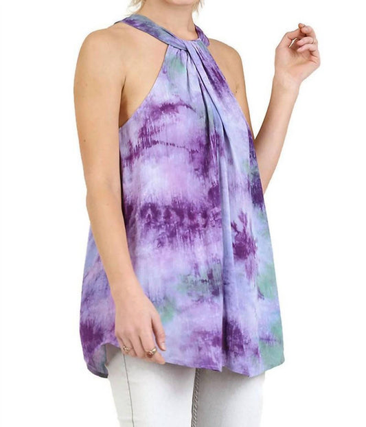 Umgee - Tie Dye Halter Tunic Top