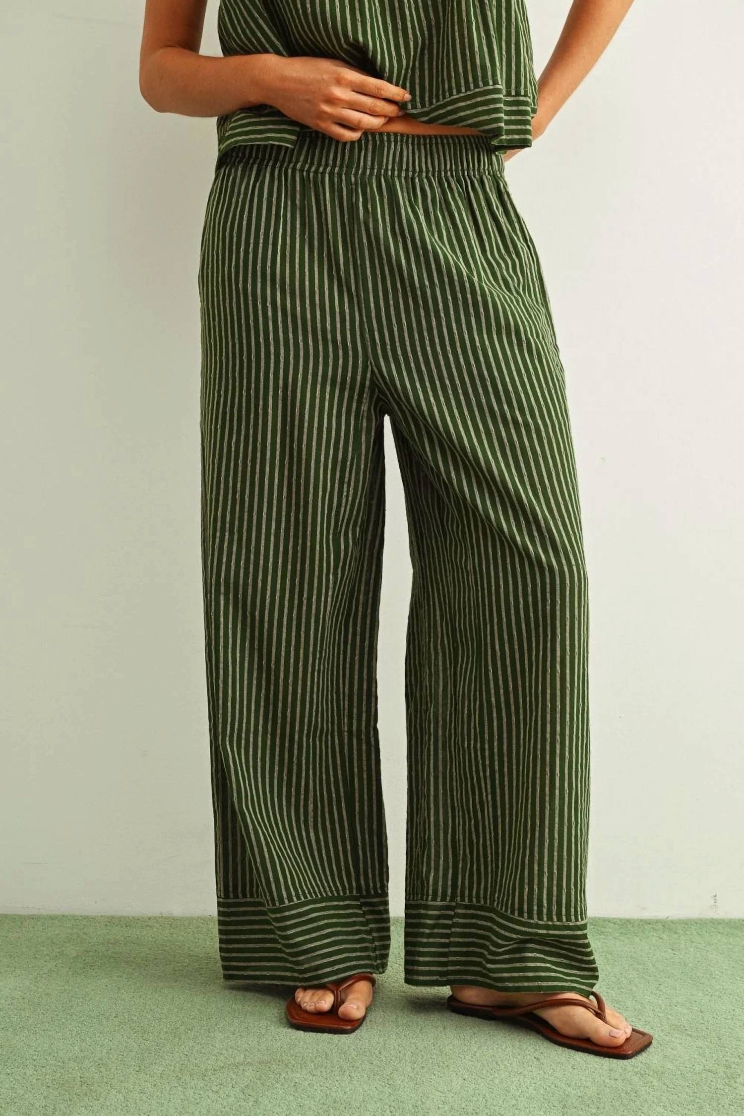 Miou Muse - Market Stripe Pants