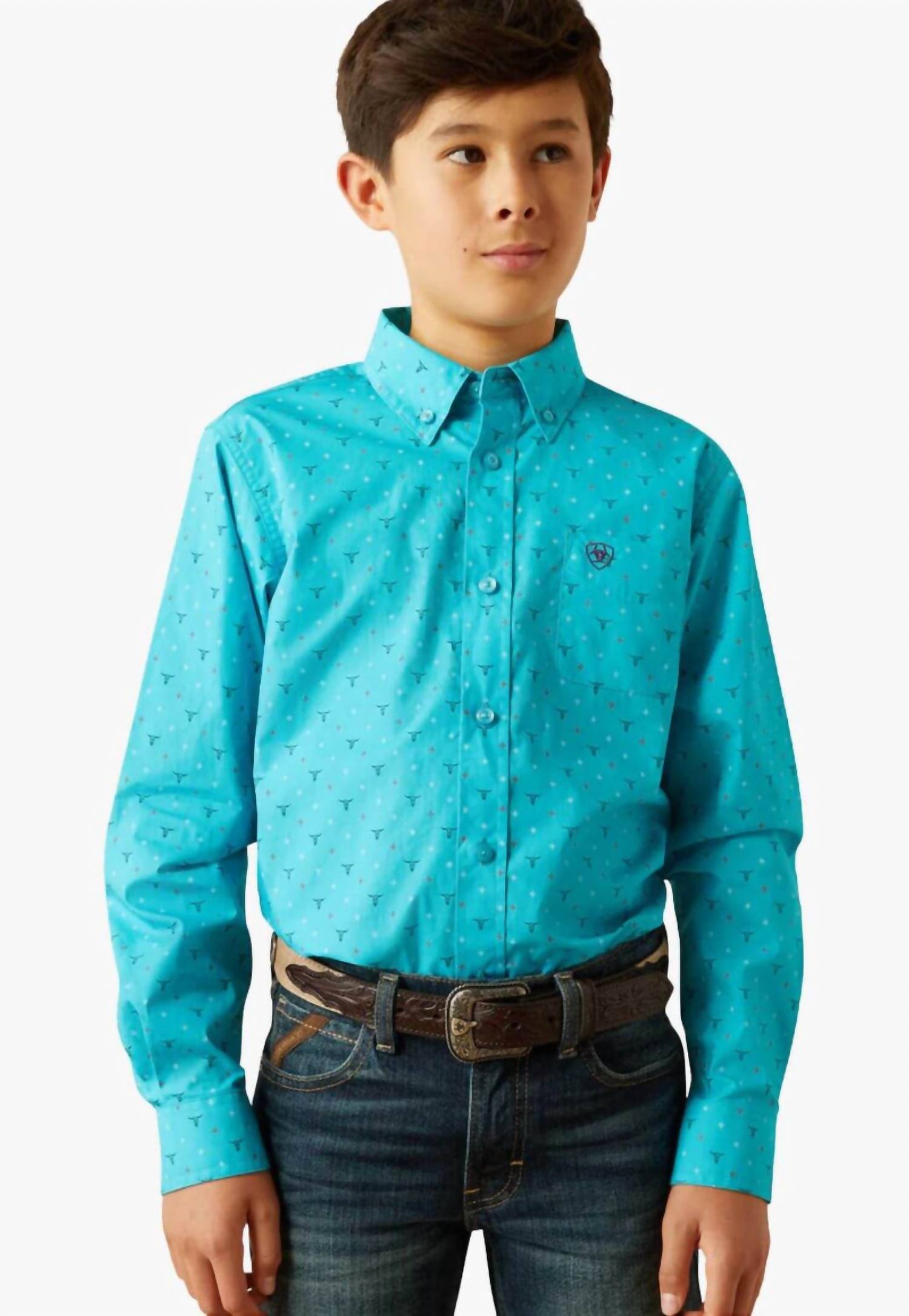 Ariat - Boy's Willke Long Sleeve Button Shirt