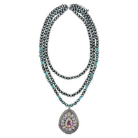 Grace + Emma - Women's Layered Statement Southwest Style Necklace