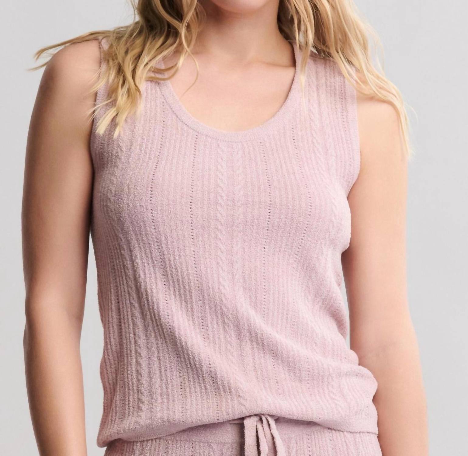 Barefoot Dreams - Cozychic Ultra Lite Cable Knit Tank
