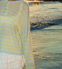 Le Lis - Long Sleeve Rolled Hemline Half Button Sweater