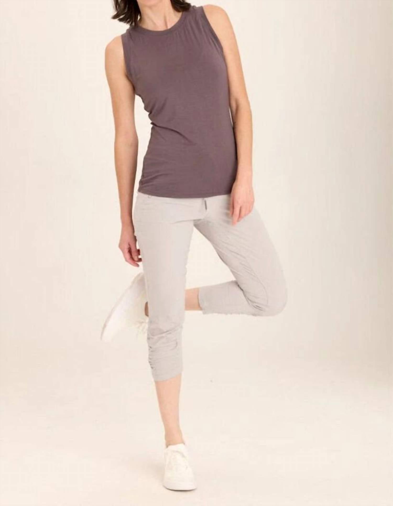 Wearables - Aksana Whisper Stretch Ruched Slim Pant