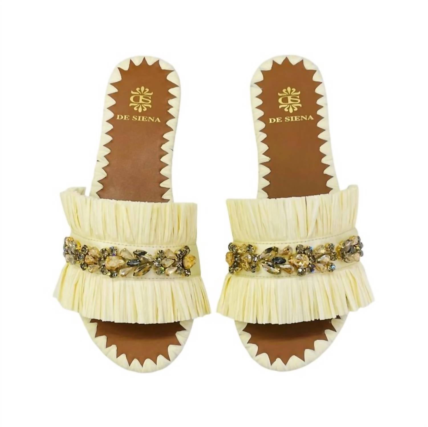 De Siena - Women's Semira Raffia Sandal