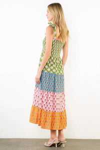 Thml - Tie Strap Tiered Maxi Dress
