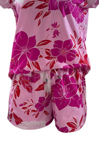 maude vivante Women's Liz Short in coral florals - women's shorts