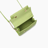 Like Dreams - Women's Neo Pastel Straw Crossbody Bag