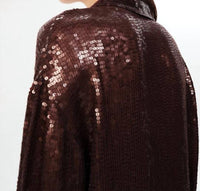 Maria Cher Cardales Cyrus Shirt in brown - women's long sleeve top - alternate view
