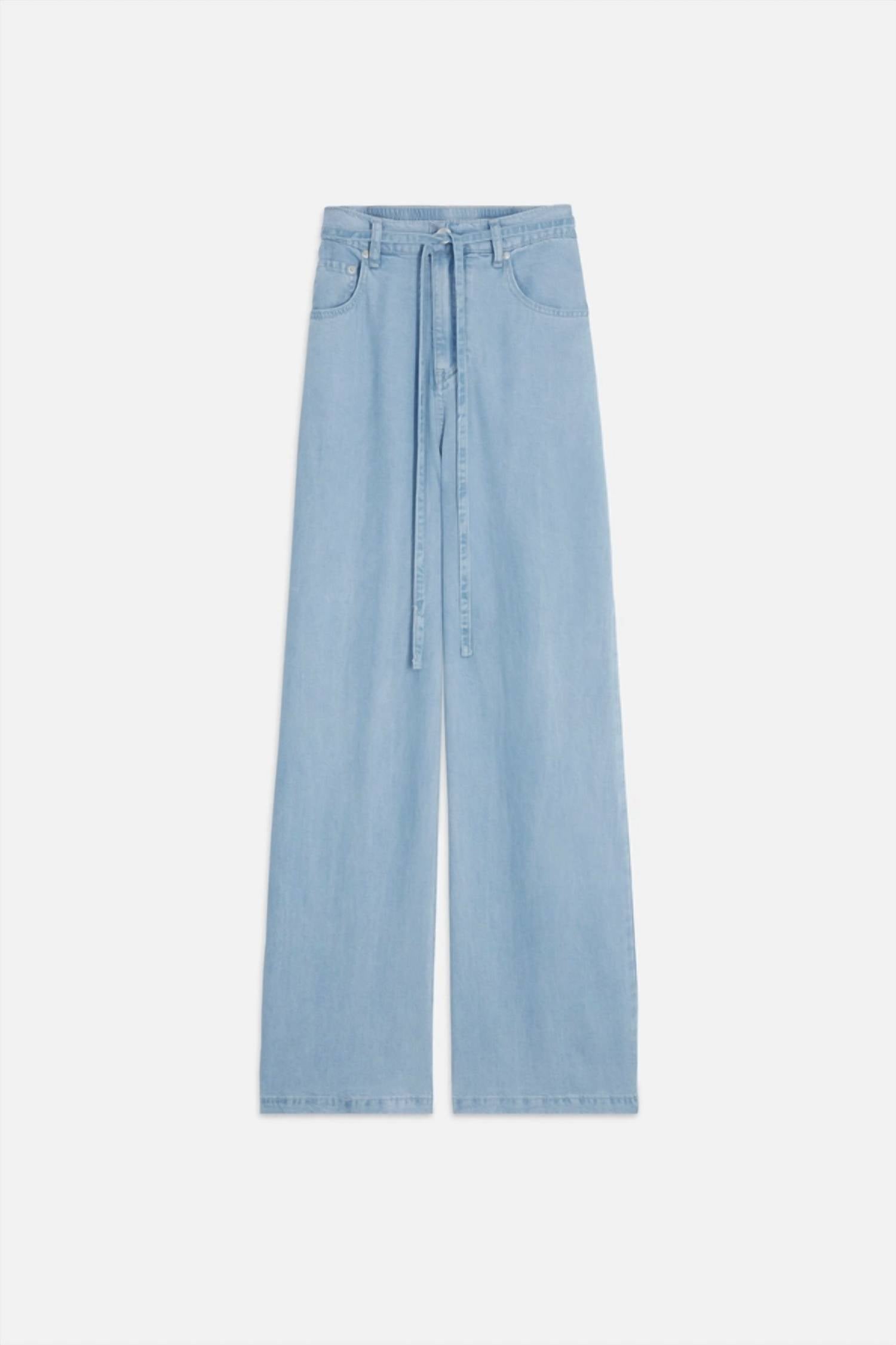 Suncoo - Women's Wide-leg Fluid Jeans