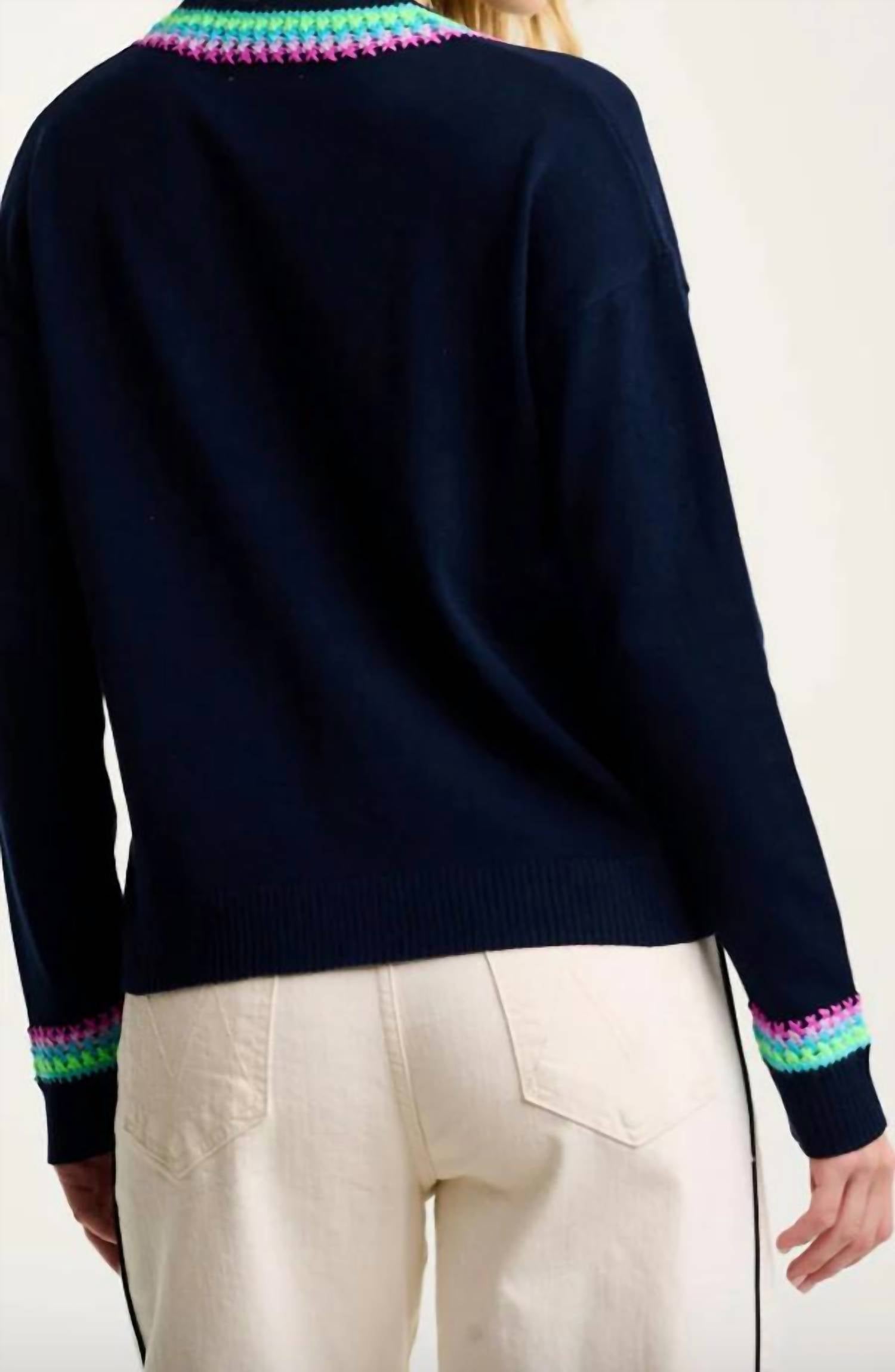 Lisa Todd - In The Mix V-neck Sweater