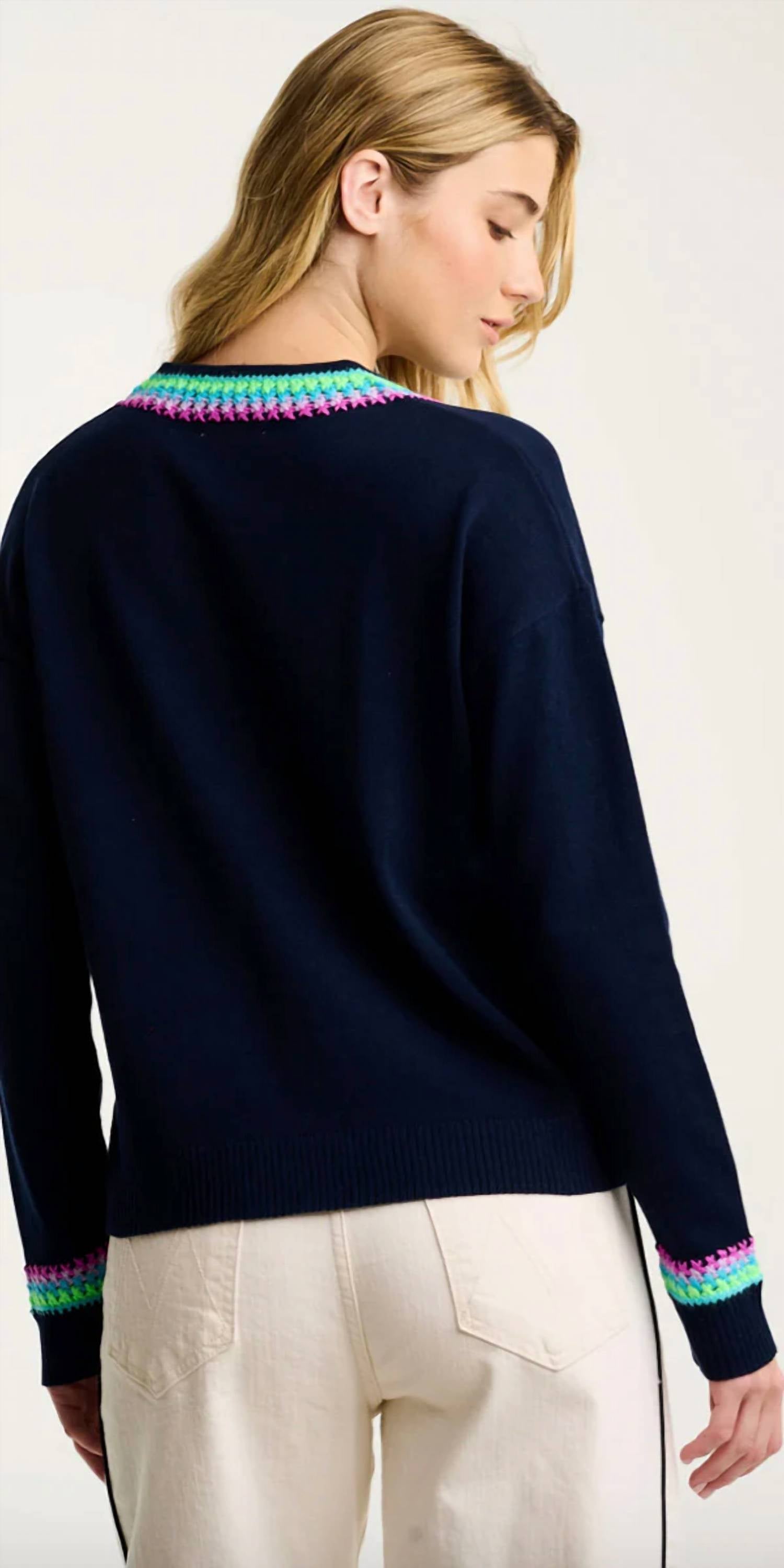 Lisa Todd - In The Mix V-neck Sweater