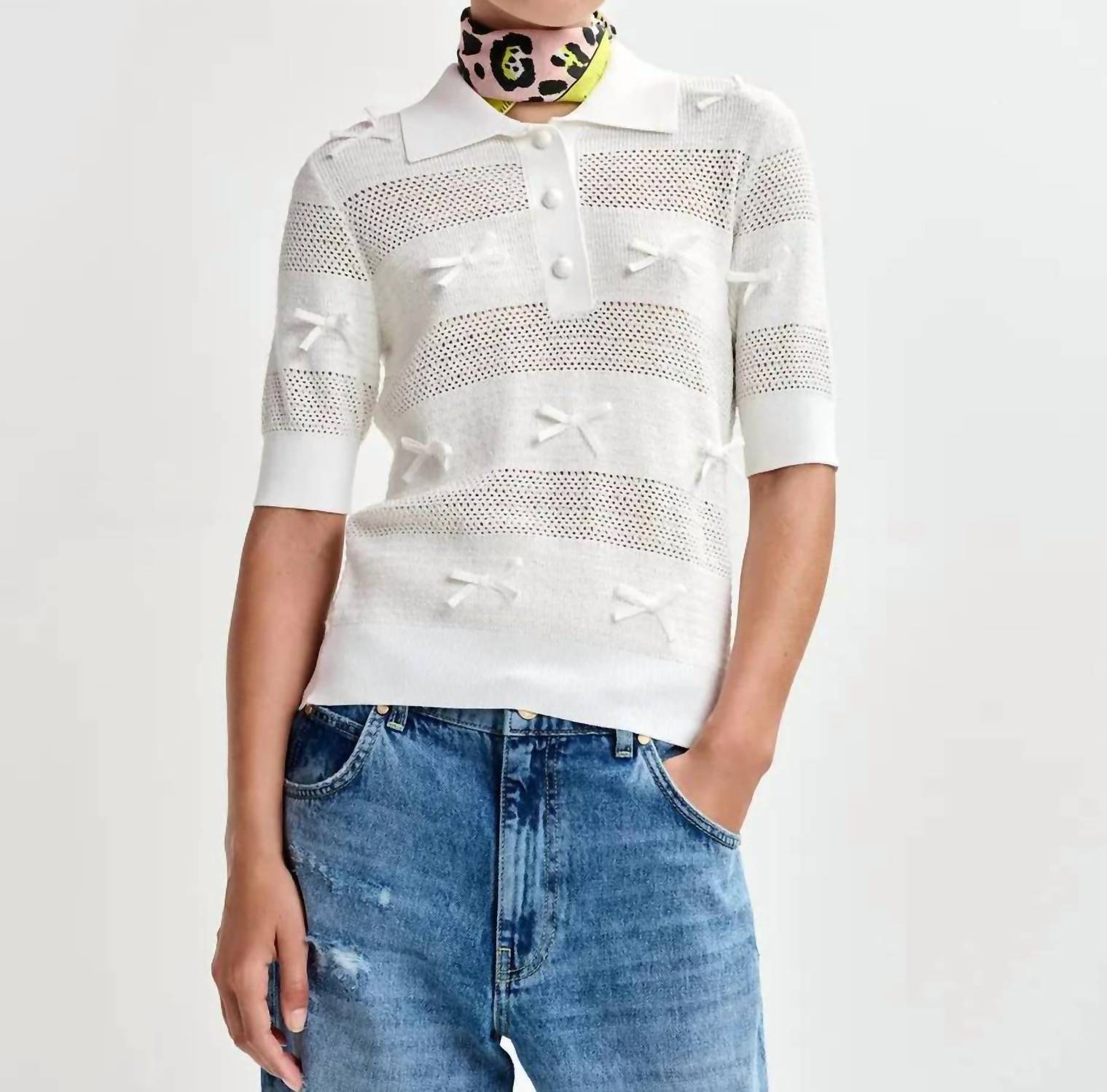 Essentiel Antwerp - Jarts Knit Polo With Bows