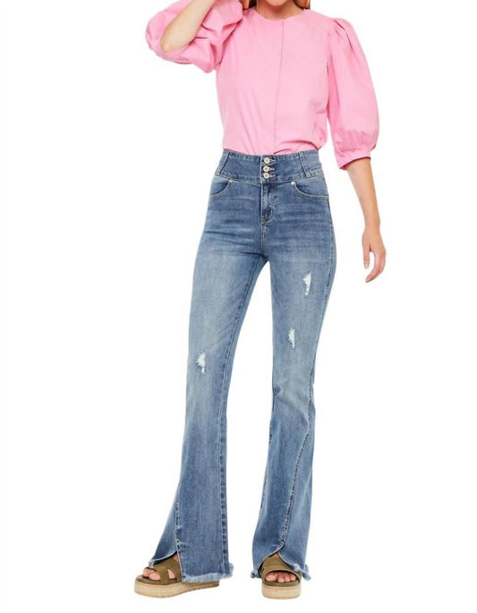 Kancan - Miranda Ultra High Rise Flare Jeans