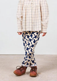 Arsène Et Les Pipelettes - Kid's Popcorn Inspired Velvet Pants