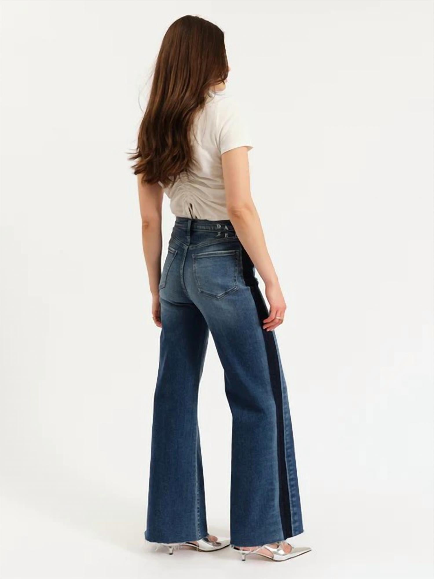 Daze - Far Out High Rise Wide Leg Jeans