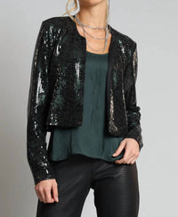 Lola & Sophie - Sequin Applique Shrug