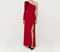Escape - Elegant One-shoulder Maxi Dress