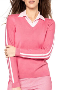 Golftini - Long Sleeve V-neck Sweater
