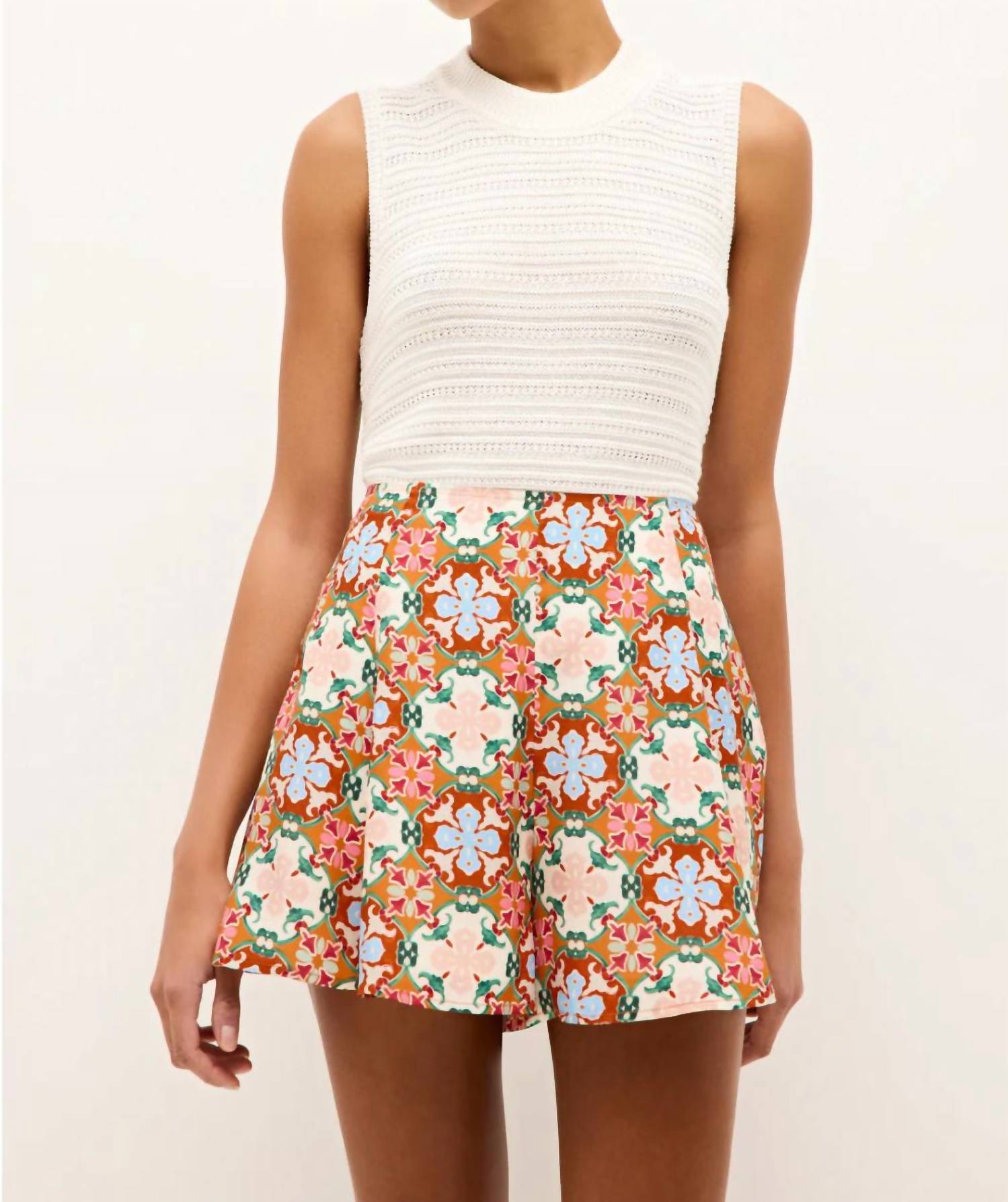 Marie Oliver Miles Viscose Short in mosaic - women's shorts