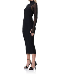 Afrm - Shailene Mesh Midi Dress