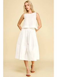 Pinch - Poplin Midi Skirt