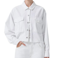 AGOLDE Women's Nyx Denim Shirt in flour - women's shirt