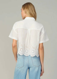 Joe'S Jeans - Women's The Eyelet Short Sleeve Shirt