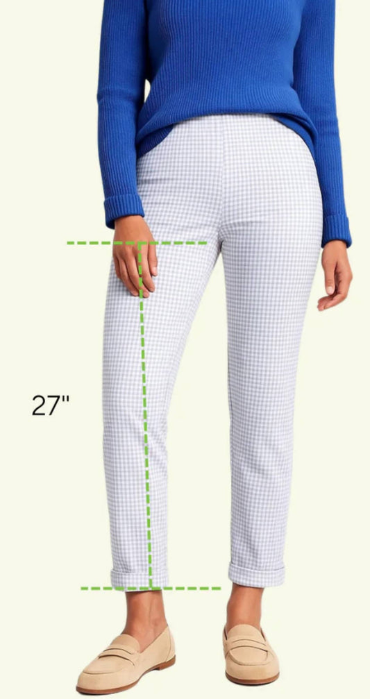 J'Envie/Eli - Gingham Ankle Pants