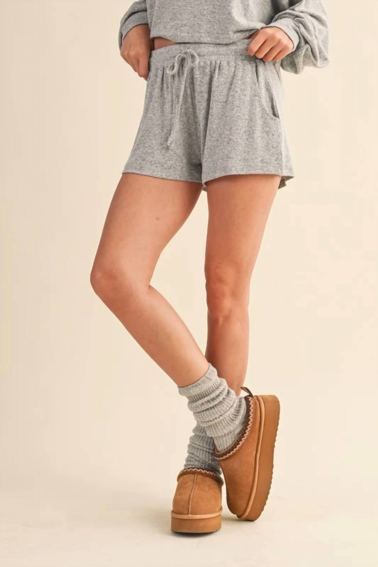 Kimberly C - Jilly Soft Brushed Hacci Lounge Shorts