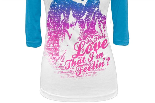 Bob Marley - Women's Is This Love Raglan Tee