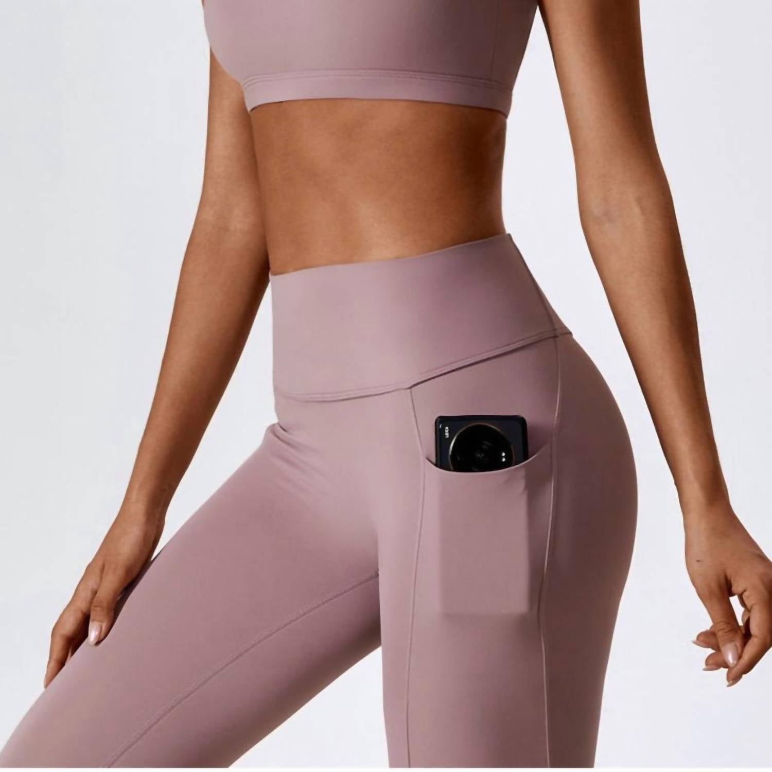 Rockstar Peach - Marni Pocket Leggings