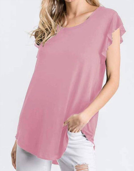 Heimish Usa - Ruffle Sleeve Top