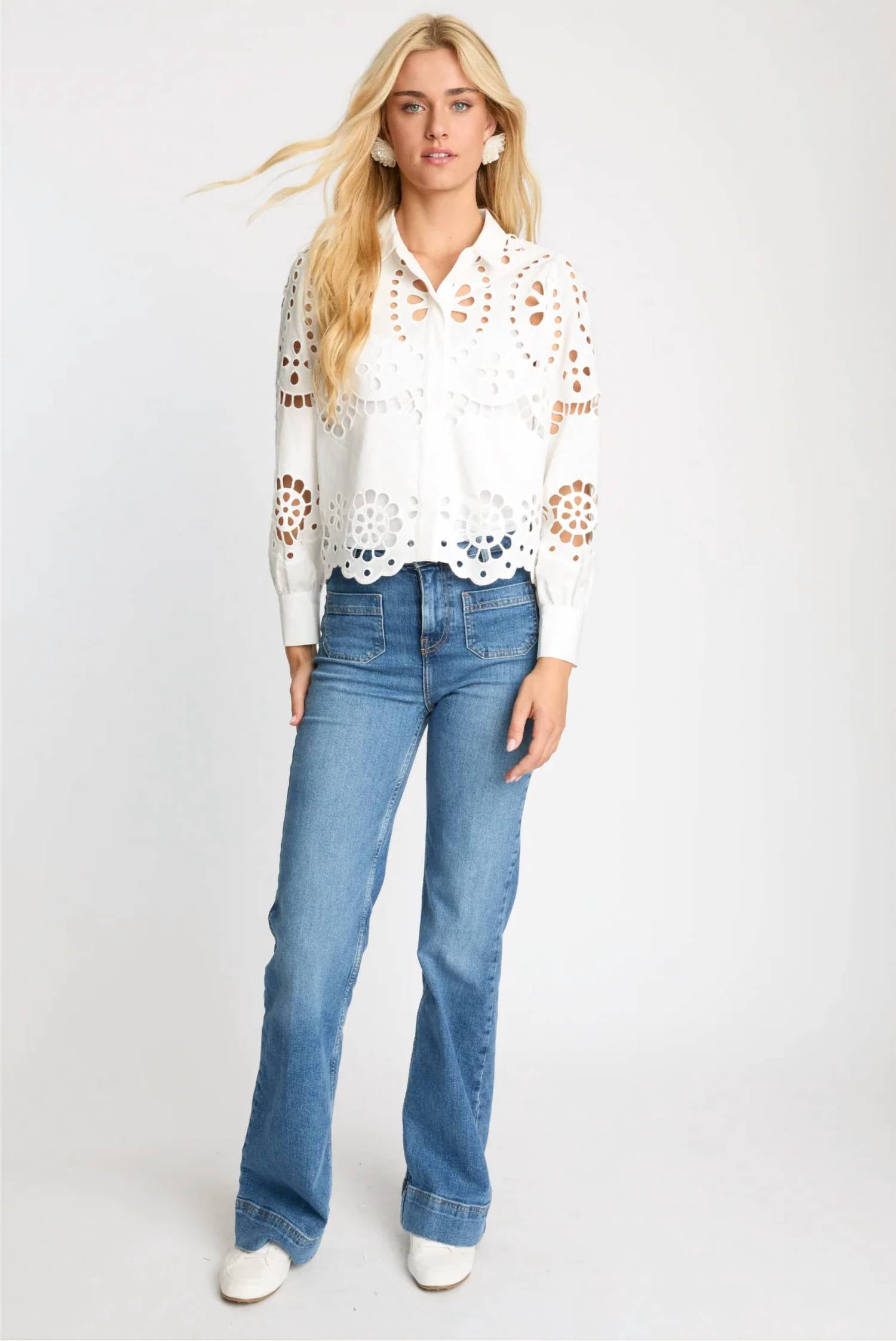Caballero - Emmie Classic Button-down Top
