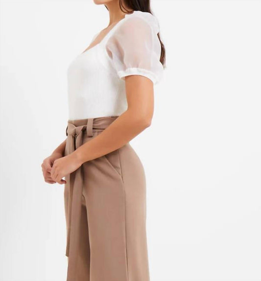 French Connection - Lex Krista Organza Mix Jumper