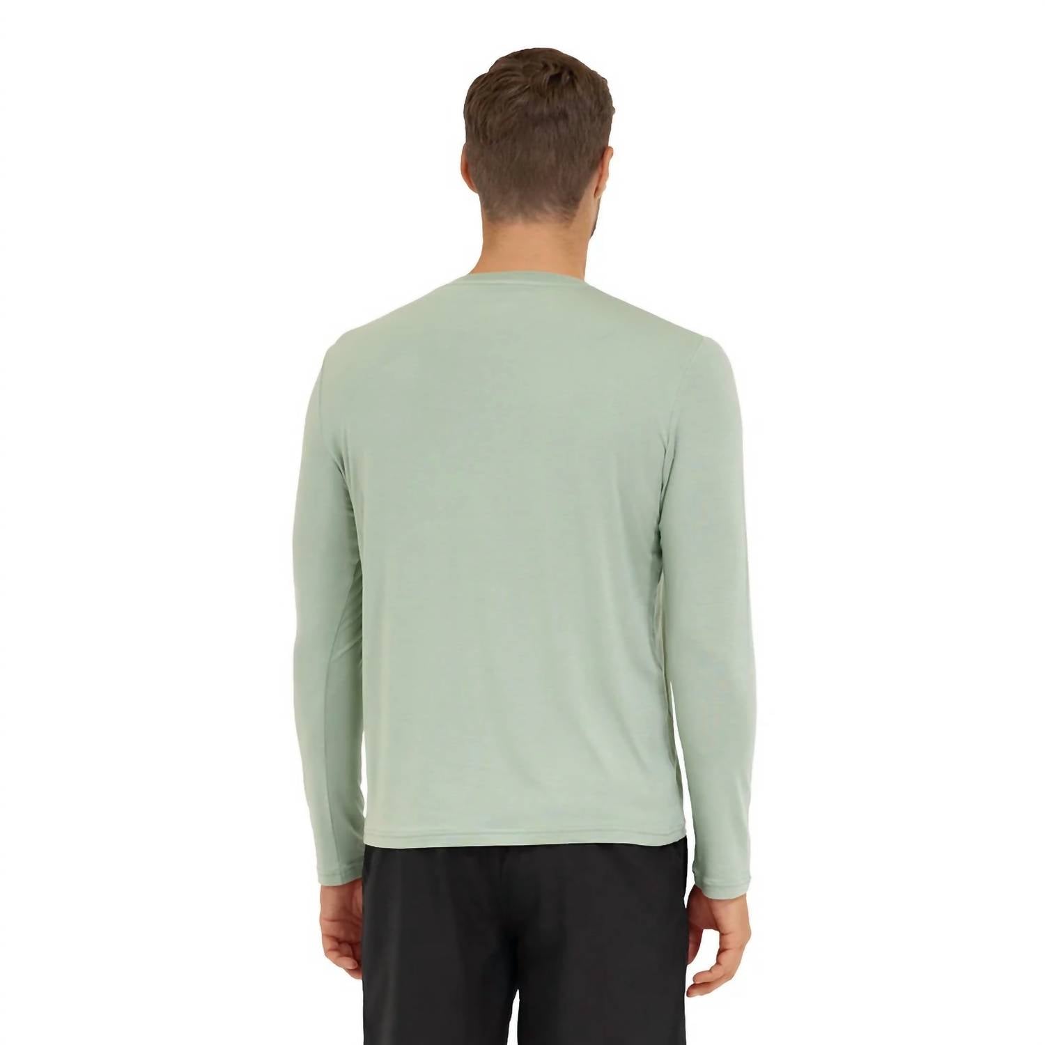 Somewhere Sunny - Men's Upf 50+ Bamboo Everyday Long Sleeve Top