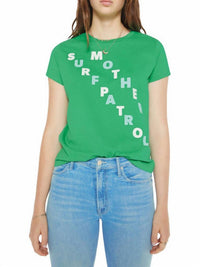Mother Boxy Goody Goody Surf Patrol T-shirt in green - women's t-shirt