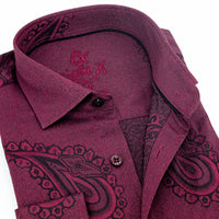 Eight X - Big Paisley Jacquard Button Down Shirt