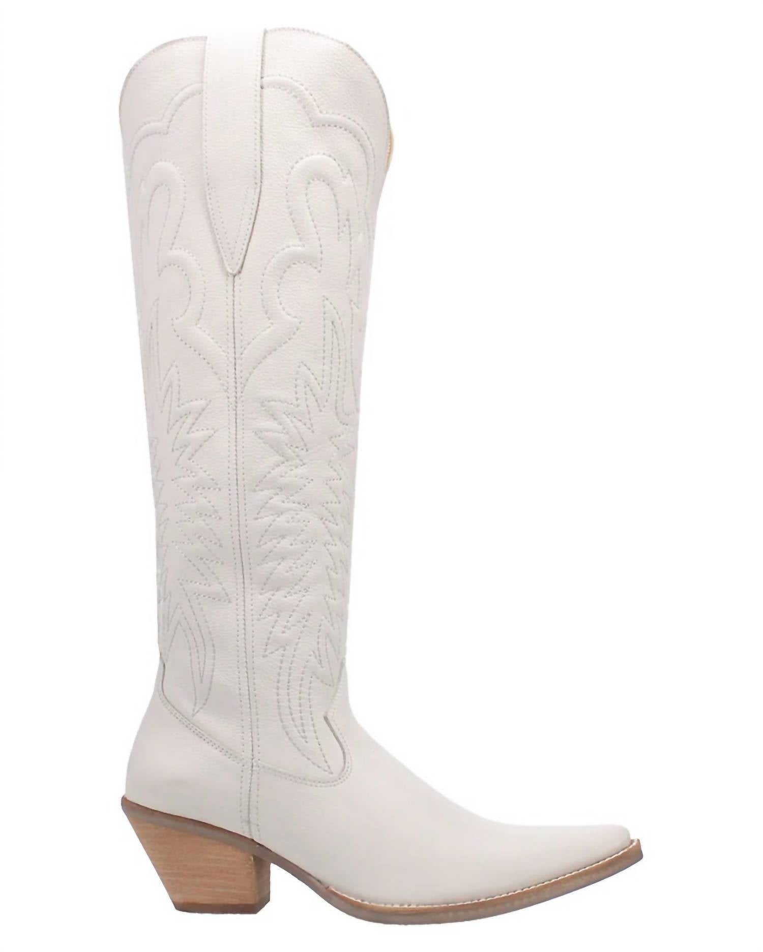 Dingo Women's Raisin Kane Boot in white - women's shoe