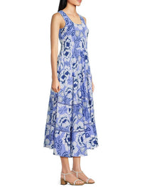 Ro'S Garden - Cairo Floral Cotton Maxi Dress
