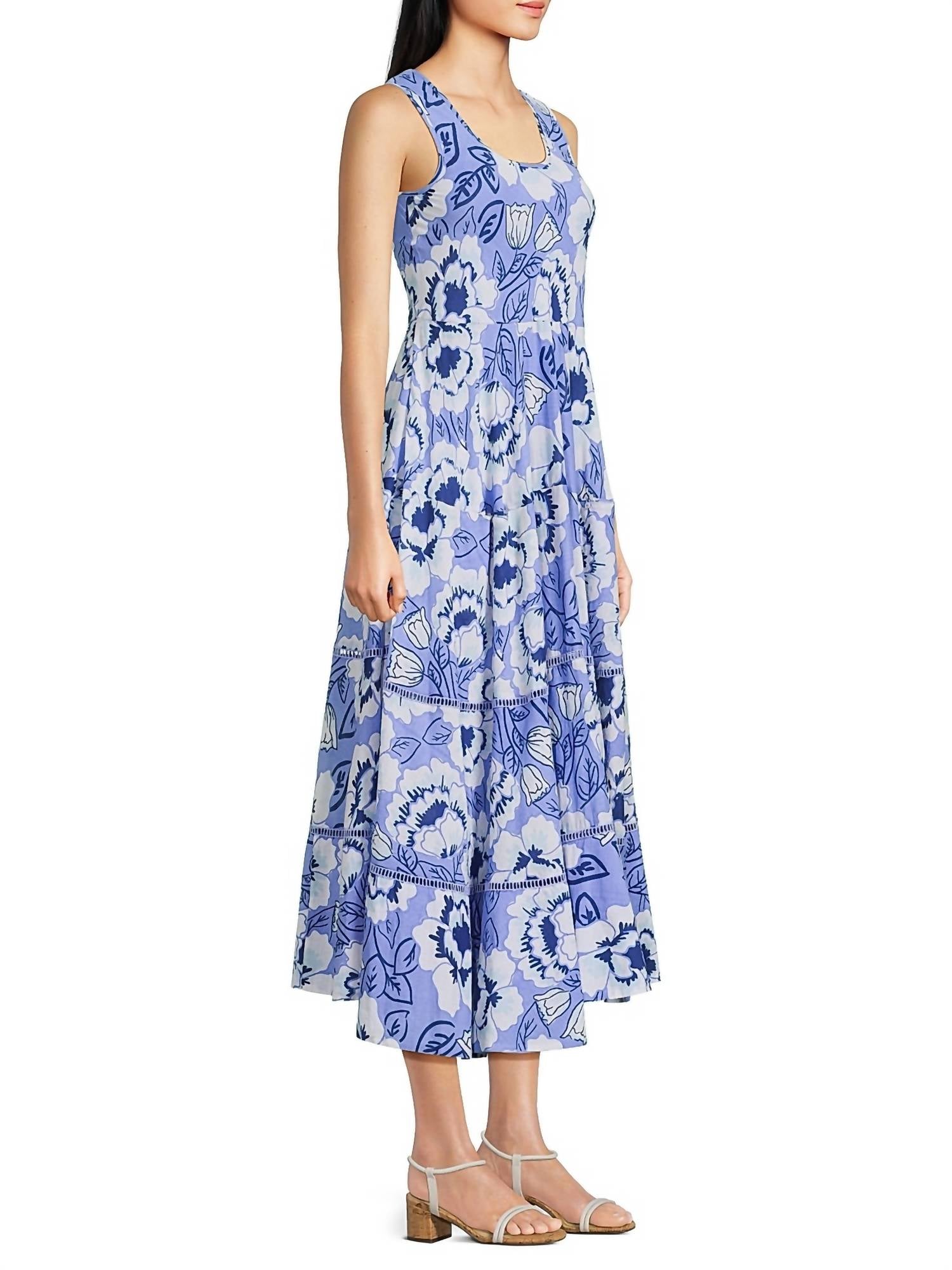 Ro'S Garden - Cairo Floral Cotton Maxi Dress