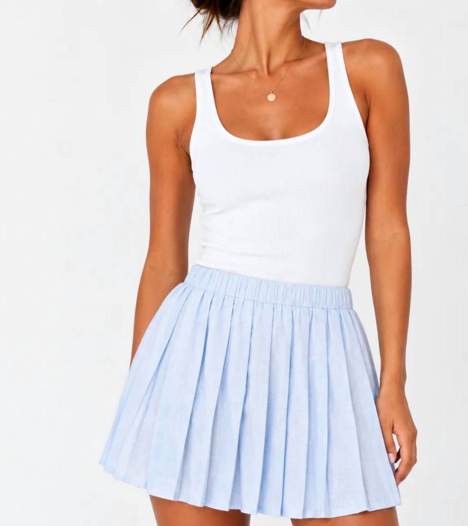 Sofie The Label - Pleated Mini Skirt