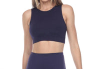GOLDHAUS Elevate Sports Bra in dark blue - women's intimate