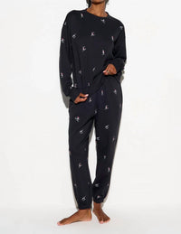 SPIRITUAL GANGSTER Namaski Hudson Sweatpant in black - women's pants - view 5