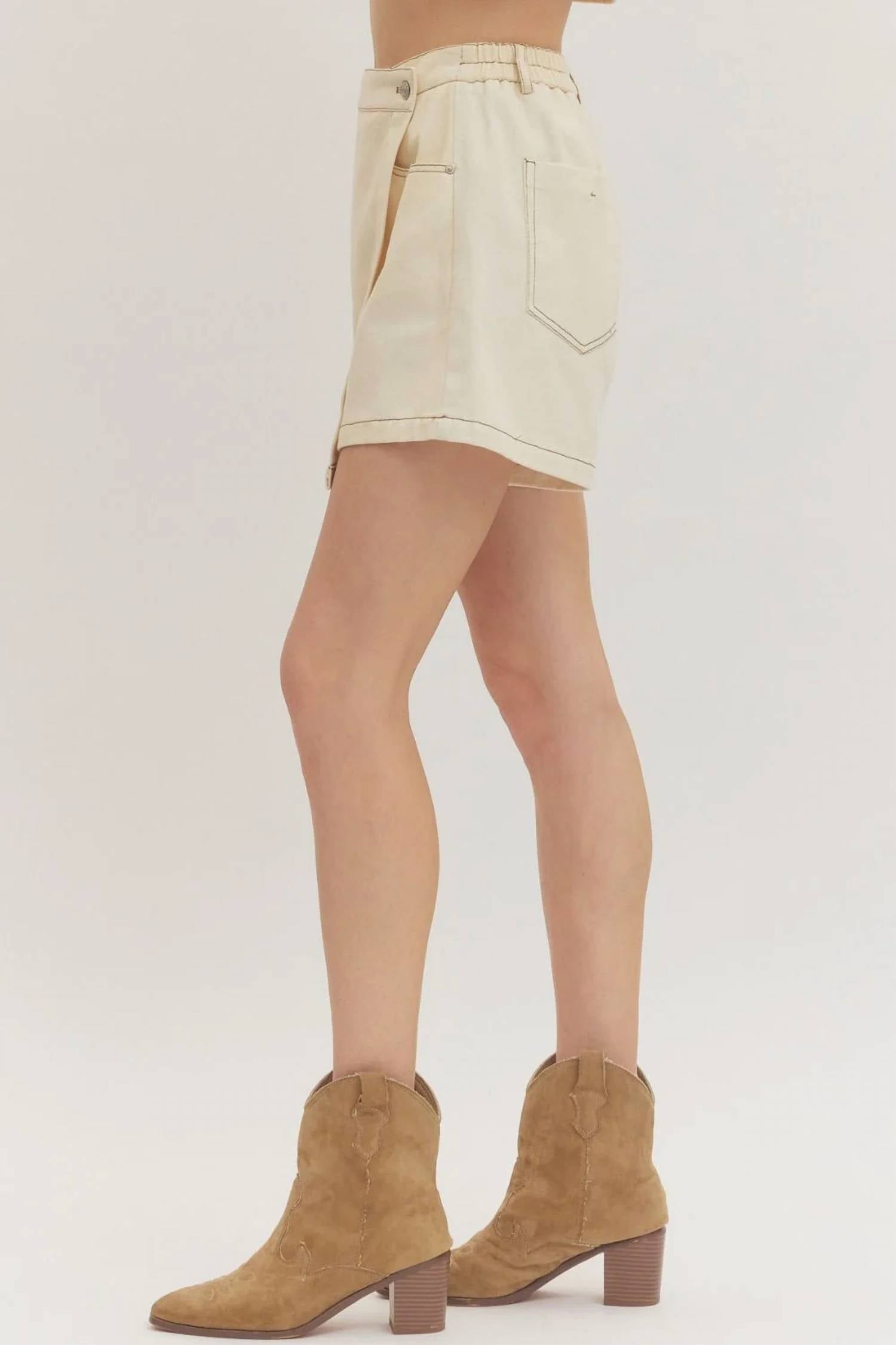 Entro - Morgan Denim Wrap Skort