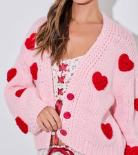 Baevely By Wellmade - Full Of Love Cardigan