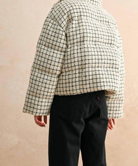 Miou Muse - Tweed Puff Jacket