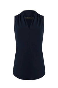 Iris Setlakwe Women's Matte Jersey Vneck Top in black - women's tank top
