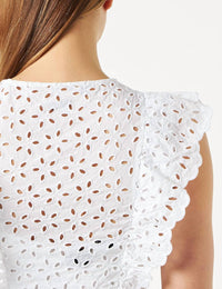 Pinko - Eyelet Maxi Dress
