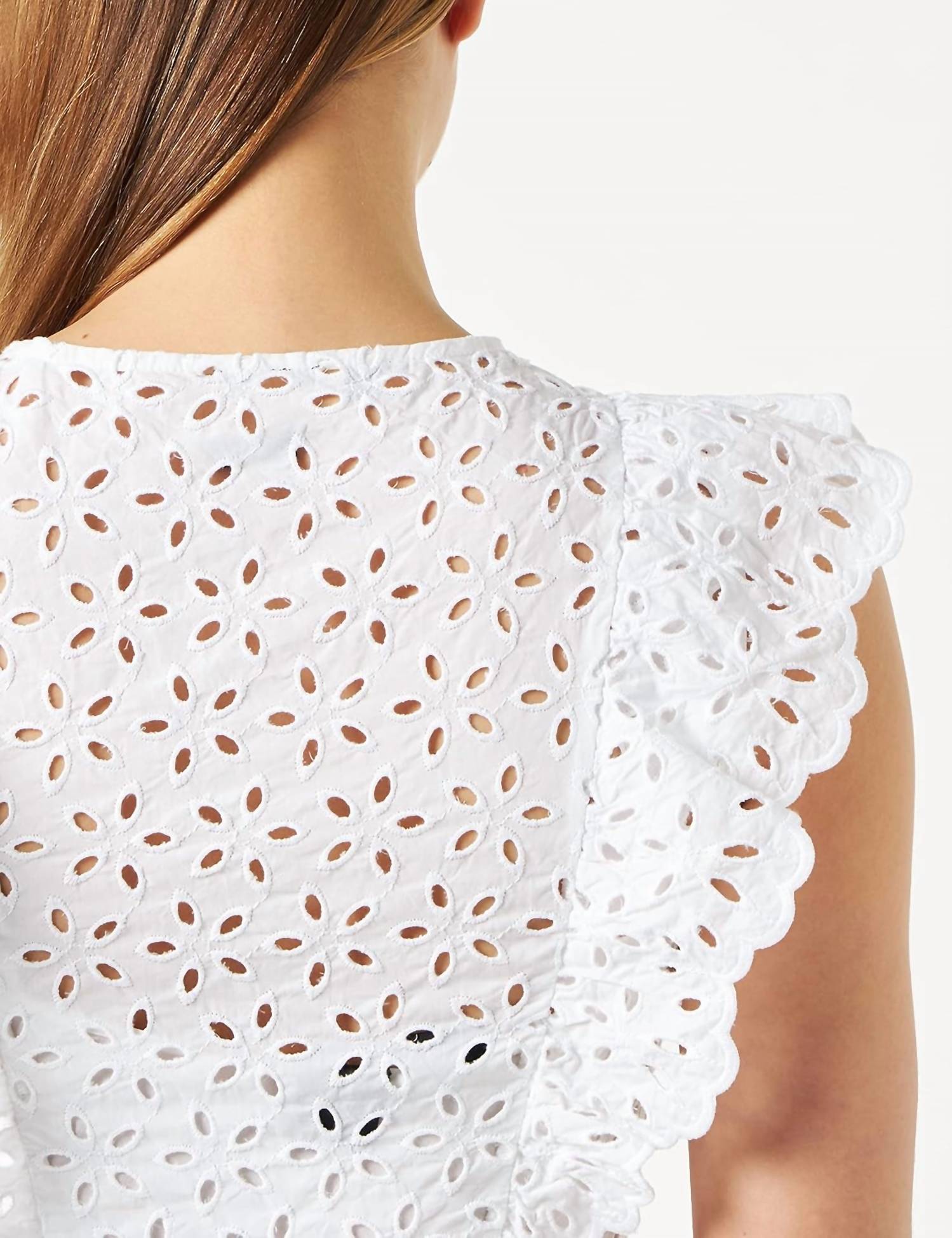Pinko - Eyelet Maxi Dress